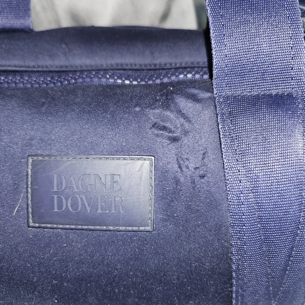 Dagne Dover Storm Blue Navy Small Landon Neoprene Crossbody Bag Minimal Purse FC